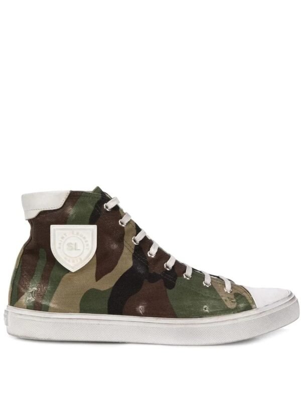 Canvas High-Top Sneakers