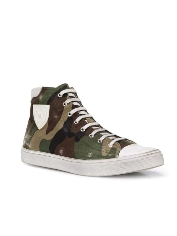 Canvas High-Top Sneakers - Image 2