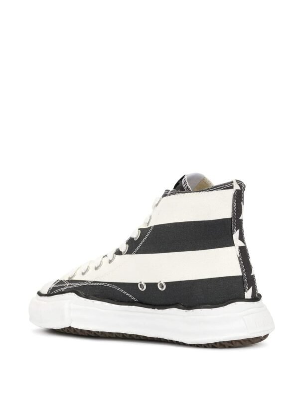 Striped Hi-Top Sneakers - Image 3