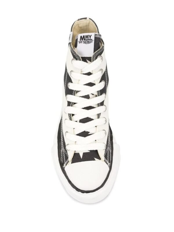 Striped Hi-Top Sneakers - Image 4