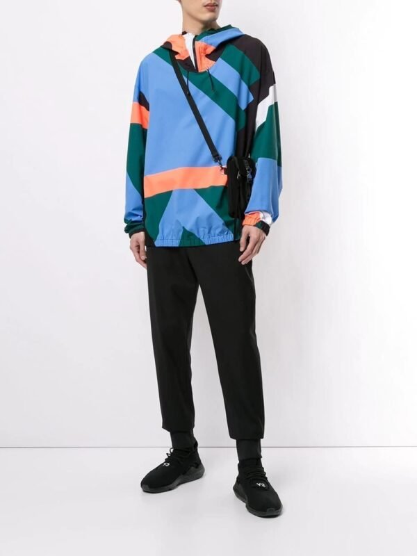 Q-Zip Geometric Windbreaker - Image 2