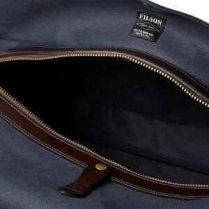 Leather Twill Duffle Bag - Image 4