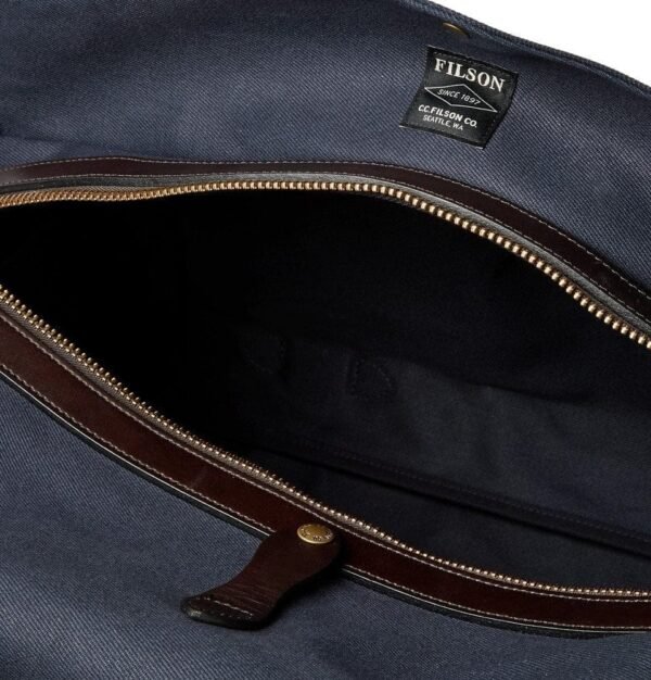 Leather Twill Duffle Bag - Image 4