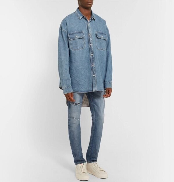 Oversized Washed-Denim - Image 4